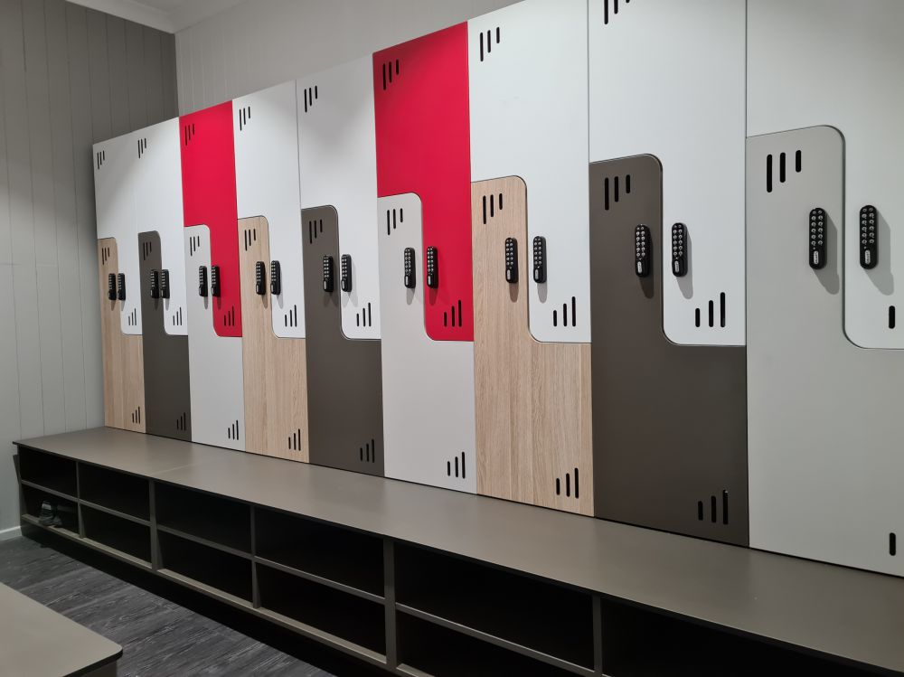 Custom commercial lockers