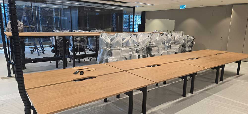 Commercial workspace delivery
